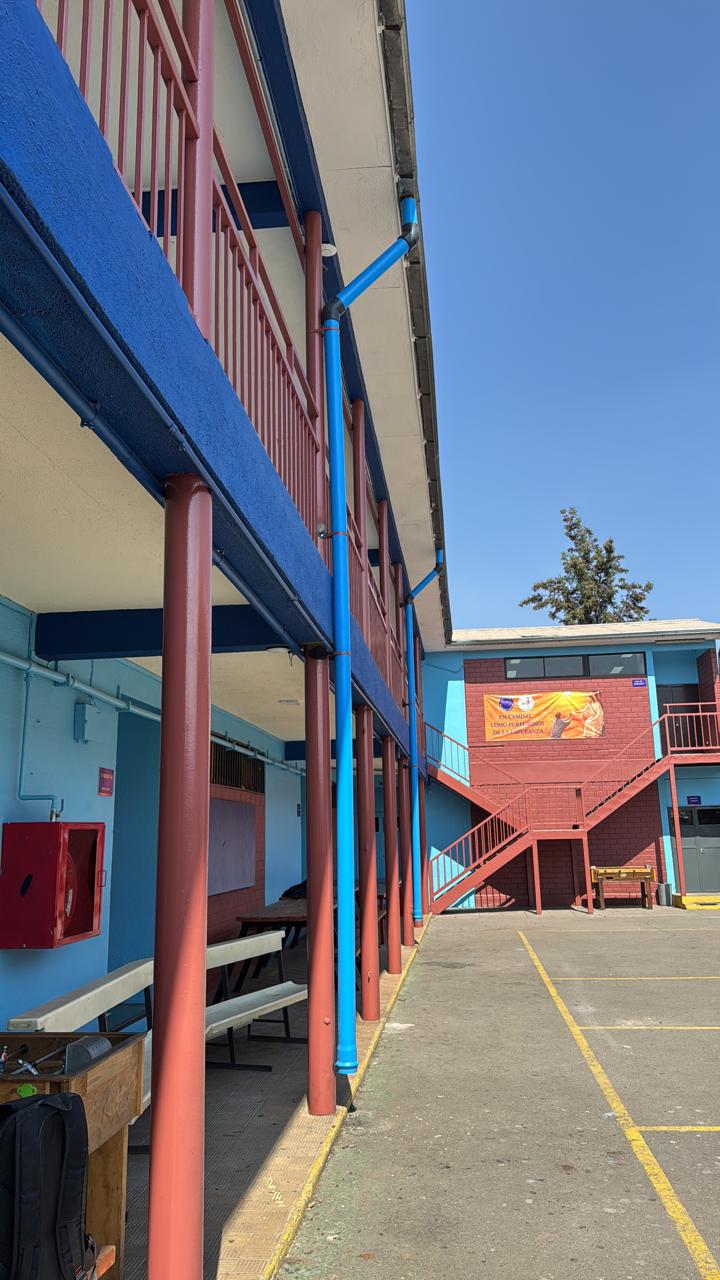 LIMPIEZA DE CANALETAS COLEGIO ROSARIO CONCHA