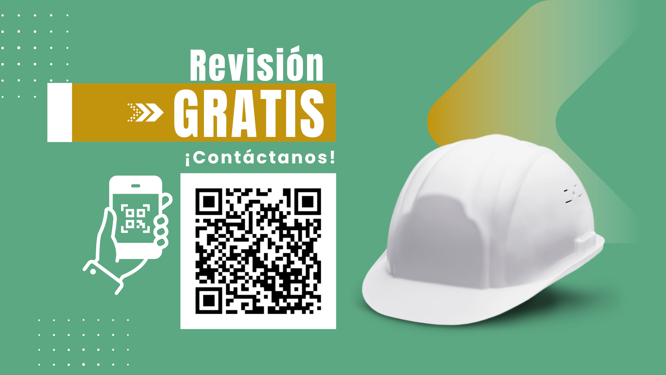 Obrero con pulgar arriba con mensaje:revisión gratis de arquitepro construcción
