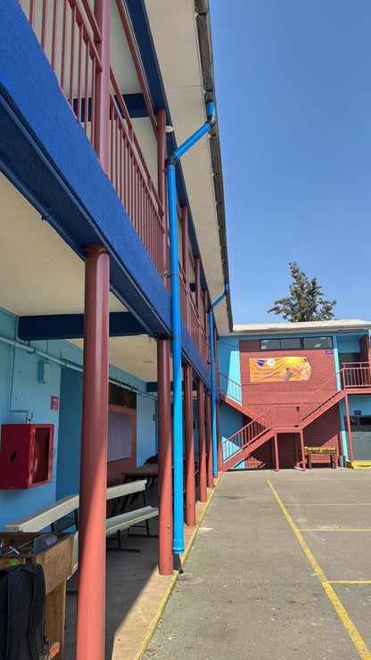 LIMPIEZA DE CANALETAS COLEGIO ROSARIO CONCHA